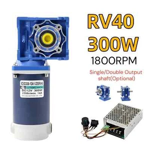 RV40 12/24V Schneckengetriebe Untersetzungsgetriebe Elektrogetriebemotor Getriebemotoren hohes Drehmoment - Bild 1 von 10