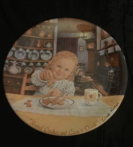 Vintage 1987 Davenport Pottery Collectable Plate Animal Crackers Ornament - Picture 1 of 7
