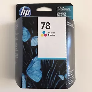 2020 HP 78 Tri-Color Ink Cartridge Genuine C6578DN Cyan Magenta Yellow OEM - Picture 1 of 5