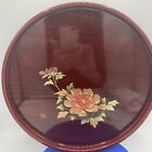 : Japanese Wooden Lacquer Ware Flower Sculpture