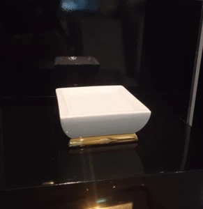 GESSI porta sapone d'appoggio MIMI ceramica/oro 33226032 - Imagen 1 de 1