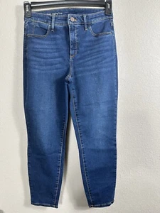 Talbots Flawless Women’s Size 4 High Waist Jegging Crop Stretch Jeans Denim - Picture 1 of 5
