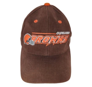 CLEVELAND BROWNS Football Adjustable Strapback OSFA Hat Cap by Logo Athletic - Picture 1 of 13