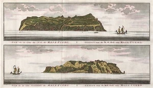 1754 Chile: Masa-Fuero Island (Isla Mas Afuera; Masafuera), by Bellin / Schley - Picture 1 of 5