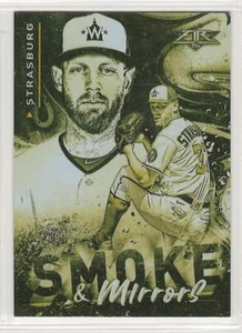 Stephen Strasburg Smoke Mirrors insert 2021 Topps Fire #SM-5 Gold Minted paralle - Picture 1 of 1