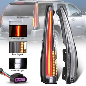 Pair Rear Lamps LED Tail Lights For 07-14 GMC Yukon Chevy Suburban 1500 Tahoe - Bild 1 von 19