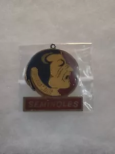 Vintage Florida State Seminoles Keychain Pendant NCAA FSU - Picture 1 of 2