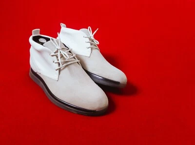 PORSCHE DESIGN Hombres Blanco Gamuza Tenis EE. UU. 8.5 / UE 41.5 / UK 7.5 Zapatos de Cuero Foto 1 de 4