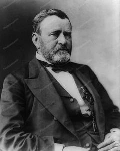Presidente Ulysses S Grant 1869 Vintage 8x10 Reimpresión De Foto Antigua - Imagen 1 de 1