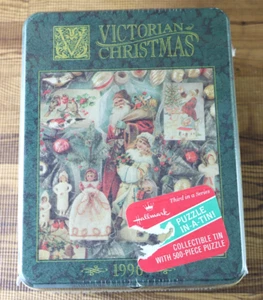 Vintage 1996 Markenzeichen viktorianischer Weihnachtssprungbock 500-teiliges Puzzle USA - Bild 1 von 7
