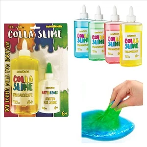 kit per slime con attivatore colla liquida gioco per bambini 6 anni vari colori - Picture 1 of 3