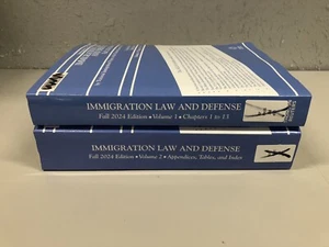 Immigration Law and Defense Fall 2024 Edition 2 Volumes Thomson Reuters - Imagen 1 de 4