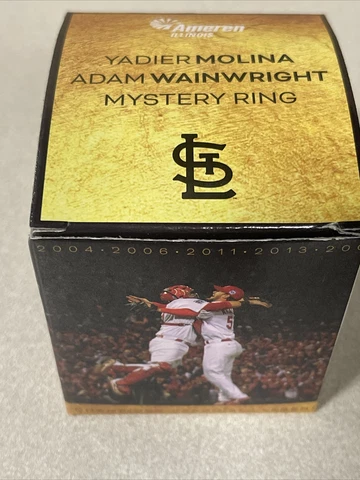 YADIER MOLINA ST. LOUIS CARDINALS 2011 World Series Mystery RING SGA 6/11/2022 Cover