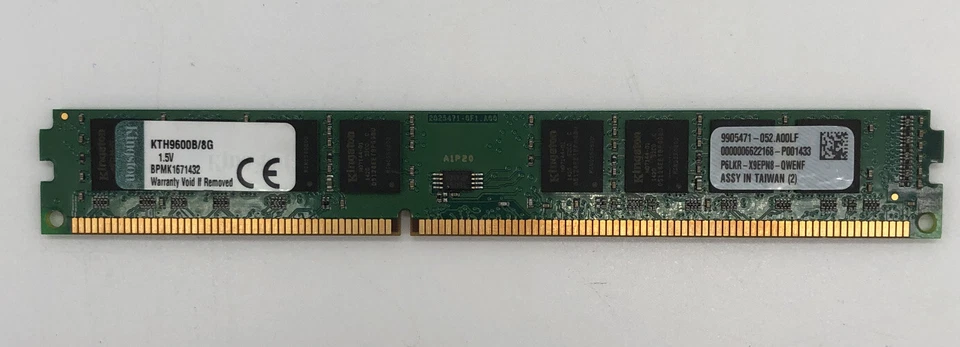 KINGSTON KTH9600B/8G - 8 GB - DDR3 RAM - UDIMM - Bild 1 von 1