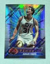 Adam Keefe 1994-1995 Topps Finest Refractor w/ Protective Peel UTAH JAZZ