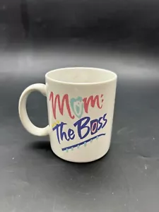 Vintage Cute Mothers Day Tea Cup Hallmark Coffee Mug Mom: The Boss - Picture 1 of 11