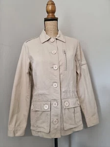 SUD EXPRESS VINTAGE 90S SAHARIENNE STYLE MILITAIRE BEIGE - Imagen 1 de 21