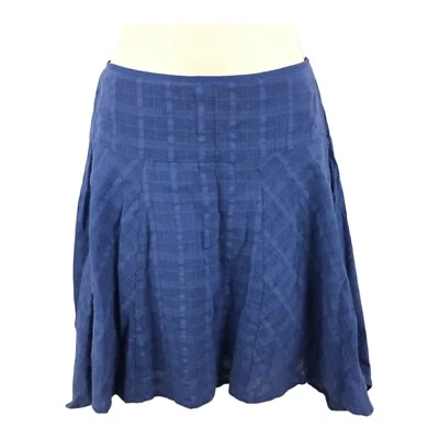 Falda corta Prana para mujer Rhia azul algodón orgánico talla 0 XS Foto 1 de 4