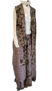 Designer Skirt Suit Size 12 Bohemian Asymmetric Lagenlook By Anyango Mpinga - Picture 1 of 18