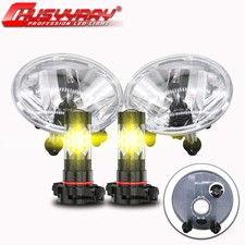 For GMC ACADIA 2007-2012 Yellow Lens Bumper Fog Lights Lamps Left & Right