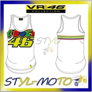 VRWTT307106 TOP CANOTTA DONNA VR46 VALENTINO ROSSI THE DOCTOR 46 TG. L 2018 - Bild 1 von 1