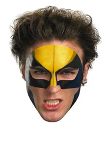 X-Men Wolverine Costume Accessory Face Tattoo Mask - Picture 1 of 1