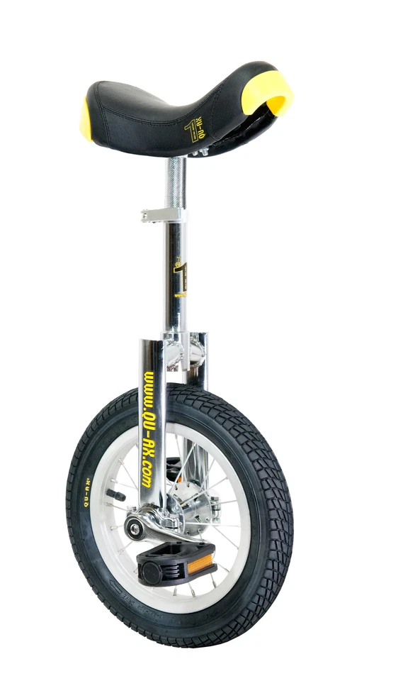 Qu-Ax Einrad LUXUS 12" (203mm), Farbe: chrom (19008) - Bild 1 von 1