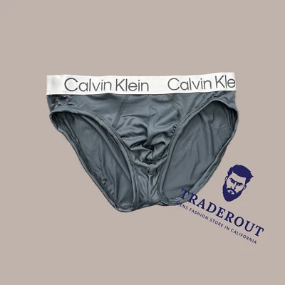 Calvin Klein CK Hombre Gris Microfibra Cadera Calzoncillo Ropa Interior Talla S M L Foto 1 de 4