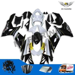 FSY Injection New Fairing Black White Fit for Suzuki 2011-2025 GSXR600/750 n042 - Picture 1 of 12