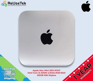 Apple Mac Mini 2012 A1347 Intel Core i5-3210M 2.5GHz 8GB RAM 120GB SSD Mojave - Afbeelding 1 van 21