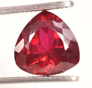 13.15 Ct Natural Mozambique Blood Deep Red Ruby Unheated Loose Certified Gem - Picture 1 of 5