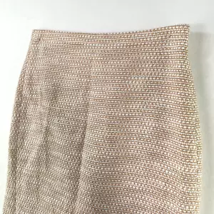 J. CREW The Pencil Skirt Womens Size 2 Pink Metallic Silver Thread Lined - Picture 1 of 9