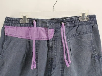 Vintage 90s Men's Gitano Shorts Size 36-38 Gray Purple. - Image 1 of 4