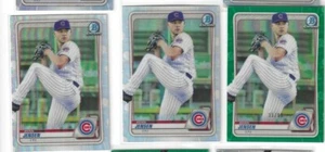 2020 BOWMAN CHROME DRAFT REFRACTOR RYAN JENSEN GREEN REF 35/99  - Picture 1 of 1