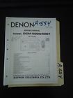 Denon DCM-5000/5001 service manual original repair book 