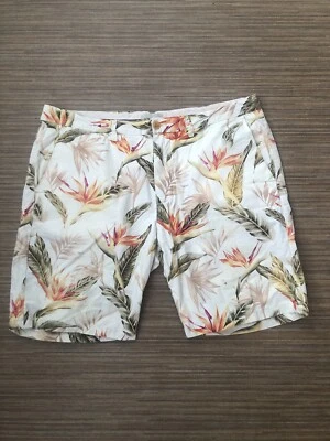 Pantalones Cortos Cool Scotch & Soda RARO Tropical Floral Estampado Pájaro del Paraíso 36 L Foto 1 de 4