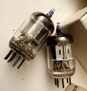 5726 6AL5 Philips NOS Audio Receiver Vakuumröhren Blaue Spitze Ultra Leise Audio - Bild 1 von 12