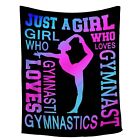 FUNBIRD Gymnastics Blanket | Gymnastics Gifts for Girls | Just A Girl Who Lov...