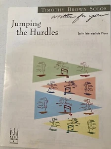 Jumping The Hurdles Timothy Brown Piano Solos Early Intermediate c2003 FJH Music - Picture 1 of 4