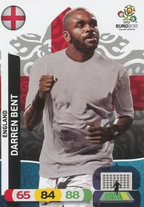 DARREN BENT # ENGLAND CARD PANINI ADRENALYN EURO 2012 - Picture 1 of 1
