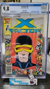X-Factor #10 Newsstand CGC 9.8 Marvel 25th Anniversary Boarder - Picture 1 of 2