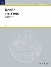 First Sorrow Gerald Barry Set String Quartet Schott Music London - Image 1 of 4