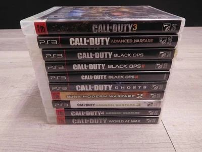10x Call of Duty Collection Sony Playstation 3 PS3 CIB Complete Video Games - Image 1 of 4