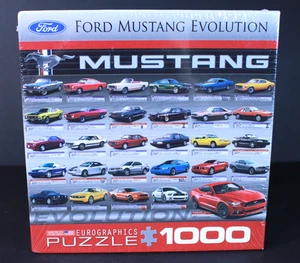 Ford Mustang Evolution 1000 Piece Jigsaw Puzzle 19x 26" Eurographics New - Picture 1 of 6