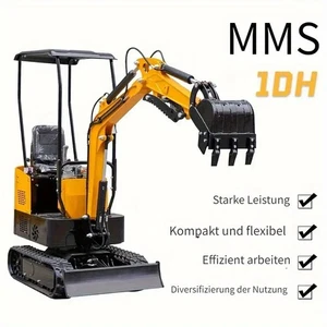 1 Ton Deisel koop Motor Mini Hydraulikbagger Bagger Deutsches Lagerhaus - Bild 1 von 13