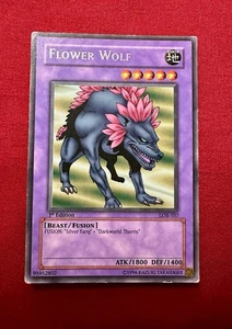 YuGiOh! Flower Wolf - LOB-107 - 1ª Edición - Raro - Impresión Original 2002 - Imagen 1 de 2