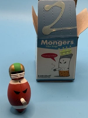 Frank Kozik 2” Kidrobot Mongers Filter Kings Burt Smorkin Chase Figure - Image 1 of 4