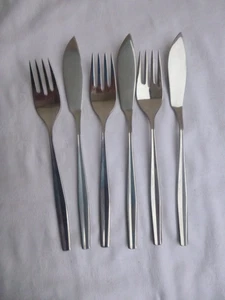 WMF Cromargan  original Frankfurt Fischbesteck 3 Personen 6 Teile neuwertig TOP - Bild 1 von 4