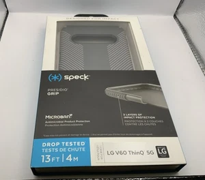 Speck Products Coque Presidio Grip LG V60 Thin Q 5g, Noir/Gris (136742-9132) - Photo 1 sur 3