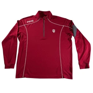 Ping Performance Herren 1/4 Zip Pullover Over Indiana Hoosiers Gr. L - Bild 1 von 7